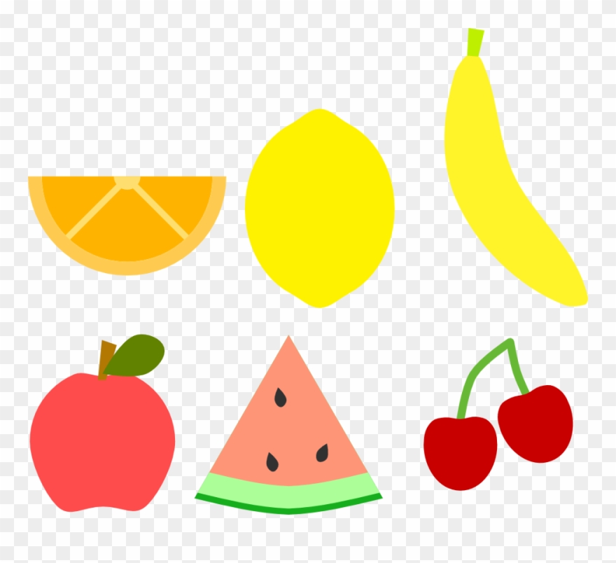 Simple Fruits - Fruit 2d Png Clipart