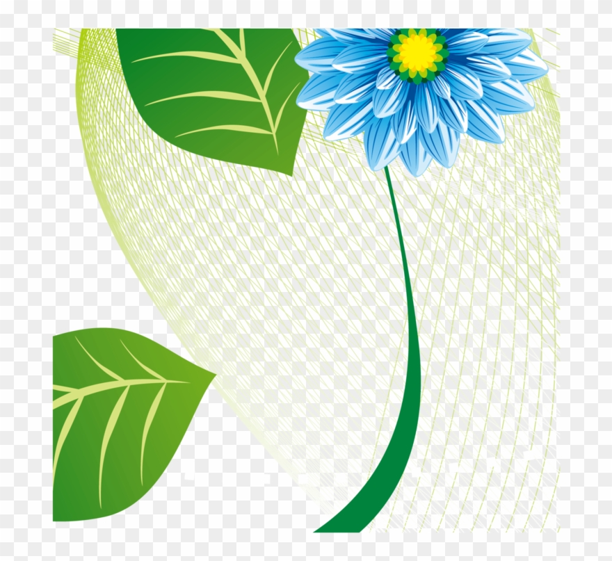 Decorative Leaf Png Image - African Daisy Clipart