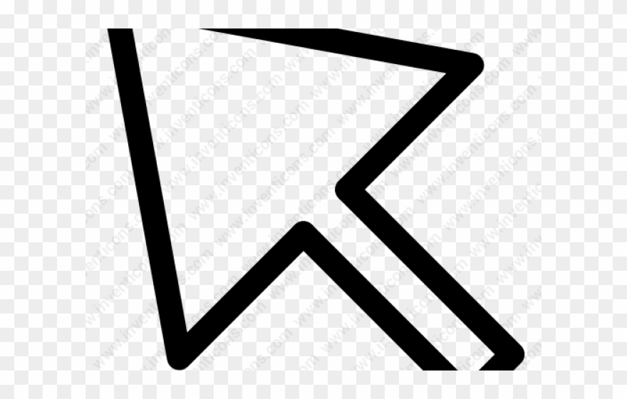 Mouse Cursor Click Clipart Graphic - Png Download