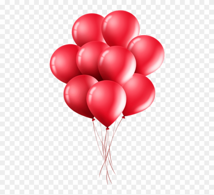 Free Png Red Balloons Png Images Transparent - Transparent Red Balloon Clipart