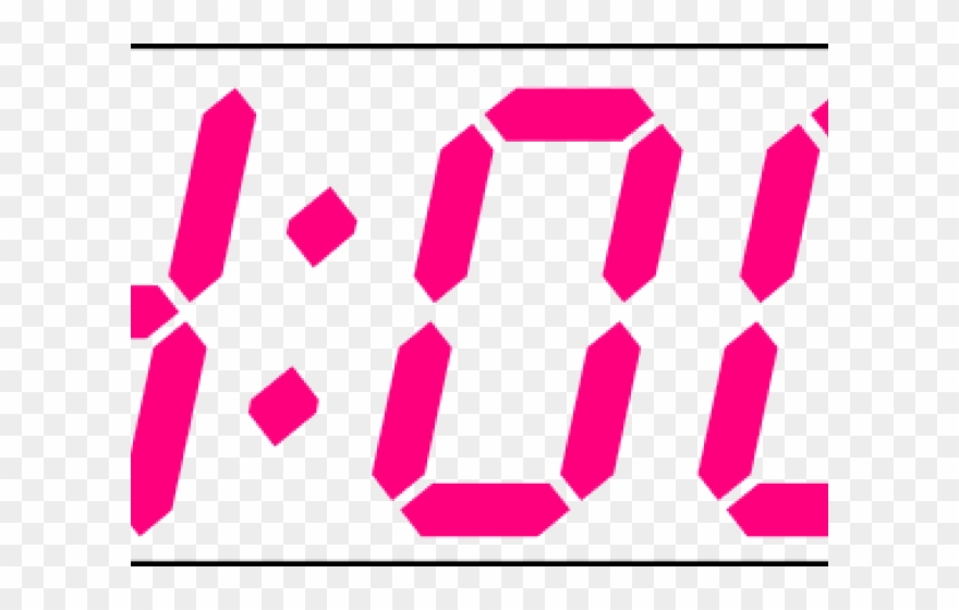 Time Clipart Digital Clock - Png Download