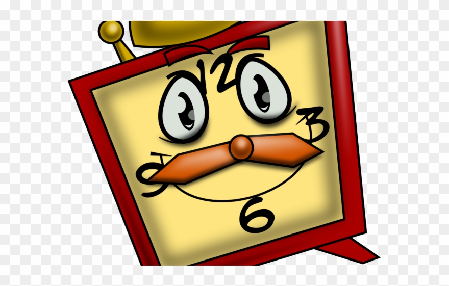 Cuckoo Clipart Cute - Cartoon Clock Clipart - Png Download