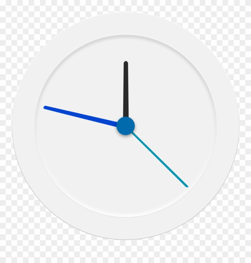 Clock Icon Png Transparent - Wall Clock Clipart