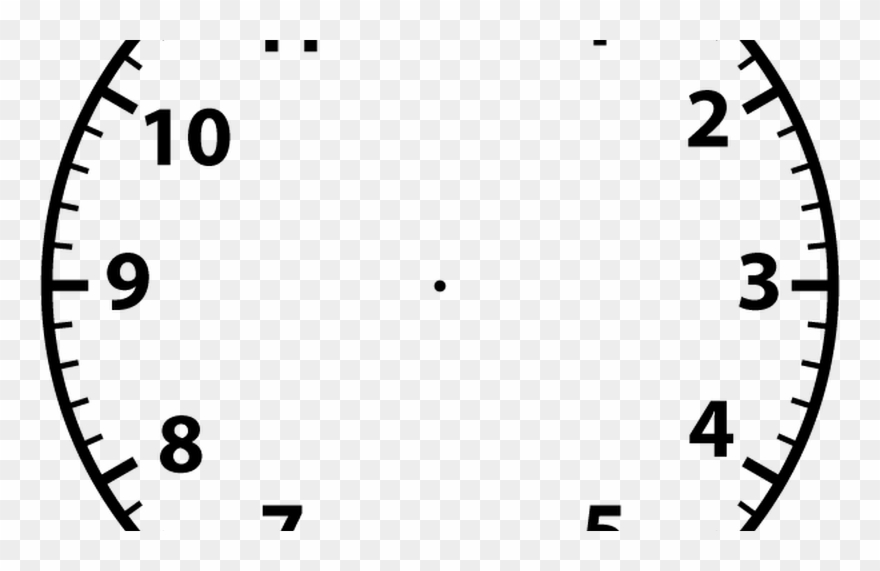 Download Printable Blank Clock Face Clipart Best Clock Faces Half