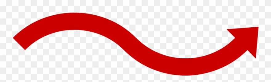 Red Curved Arrow Png Clipart