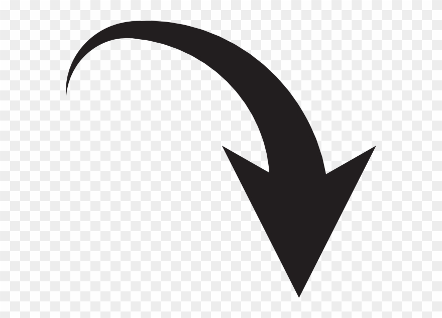 Down Arrow - Emblem Clipart