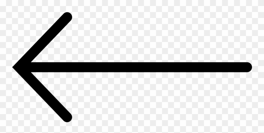Long Arrow Left Icon - Icon Clipart
