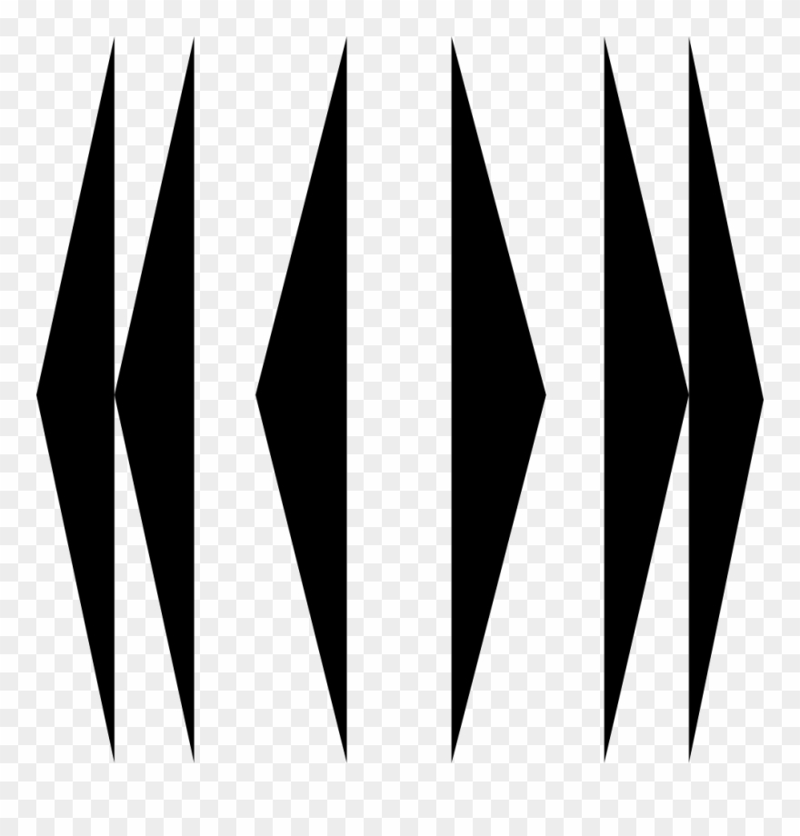 Black Arrow Comments - Triangle Clipart