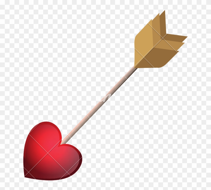Cupid Arrow Flyer Template Isolated Cupid Arrow Icons - Heart Clipart