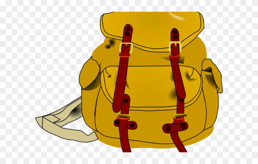 Backpack Clipart Svg - Illustration Sac À Dos - Png Download