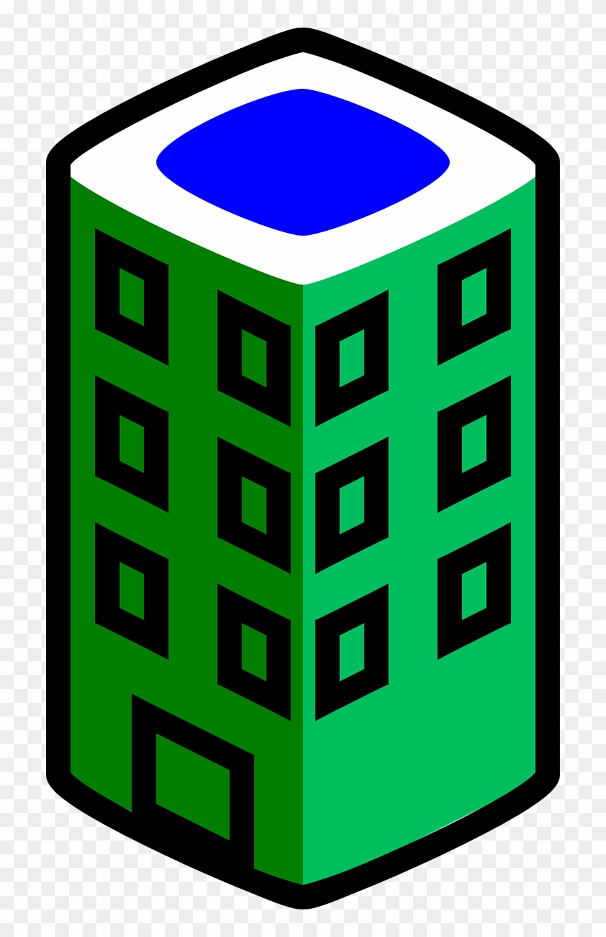 Building Skyscraper Tower - Office Building Clip Art - Png Download