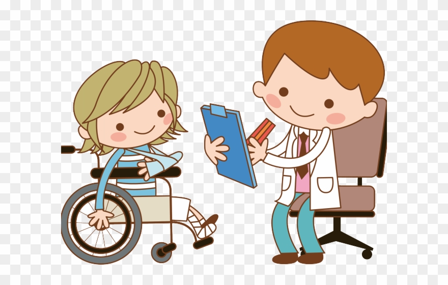 Situation Clipart Doctor Child Patient - Doctor And Patient Clipart - Png Download