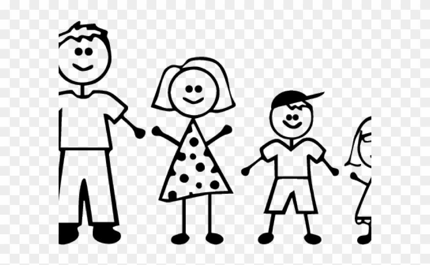 Stick Family - Boy Stick Figure Transparent Background Clipart