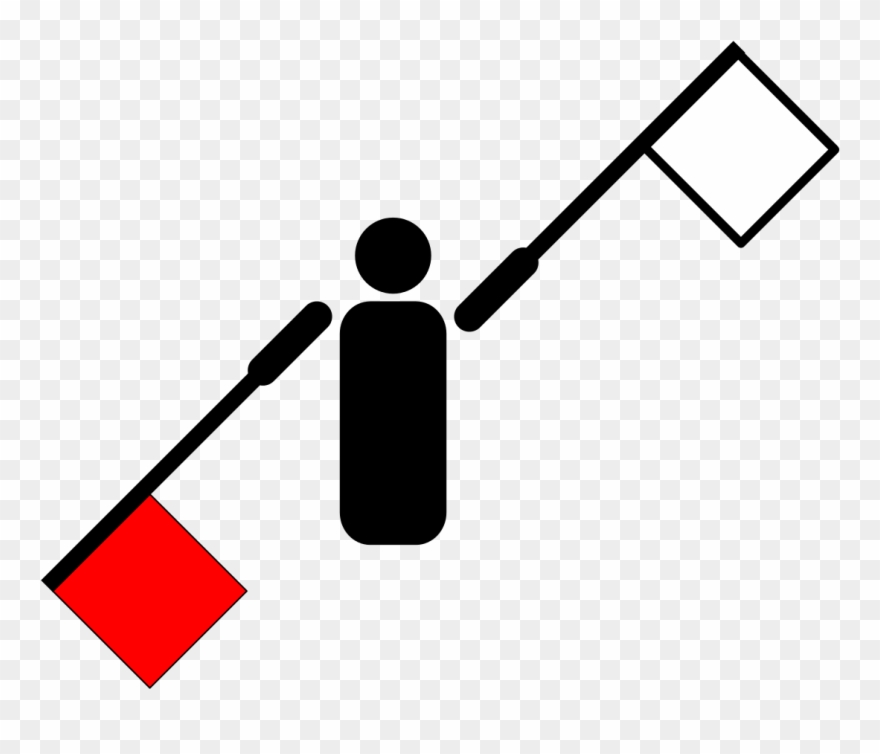 Japanese Semaphore Basic Stroke - Semaphore K Clipart