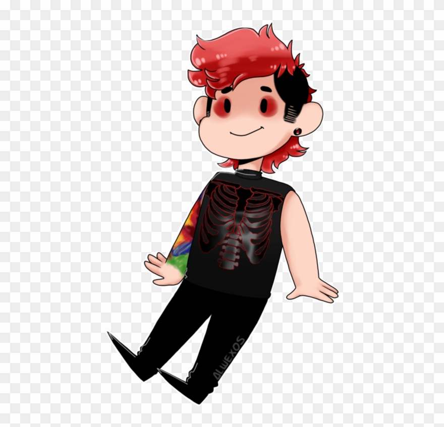 Josh Dun By Alwexos - Twenty One Pilot Fan Art Chibi Clipart