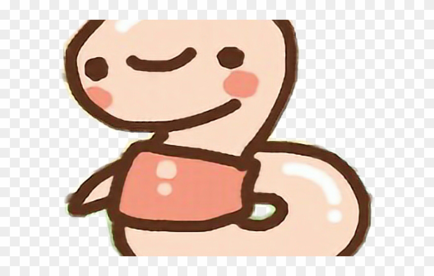 Worms Clipart Adorable - Cartoon Cute Kawaii Worm - Png Download