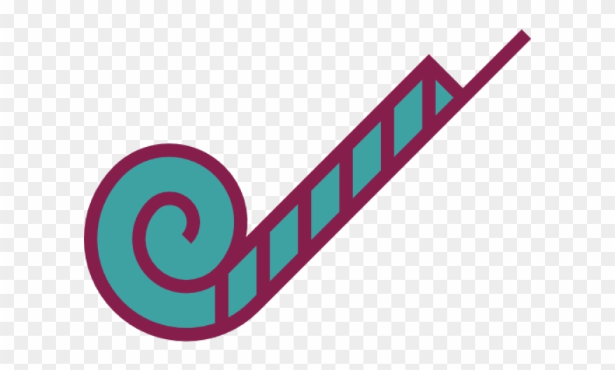 Birthday Hat Clipart Party Whistle - Party Blower Png Transparent