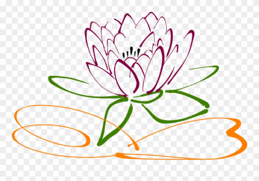 Free Png Download Lotus Flower Vector Png Images Background - Logo Lotus Flower Png Clipart