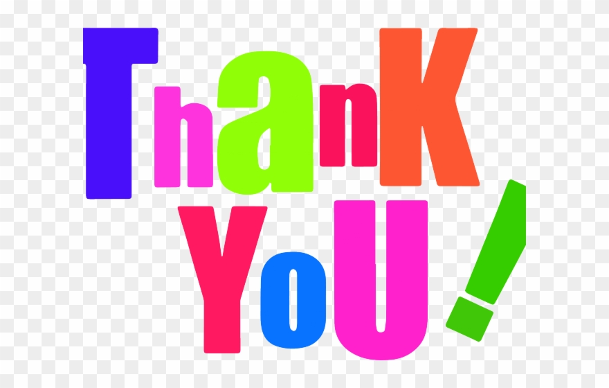 Thank You Clipart Art - Graphic Design - Png Download