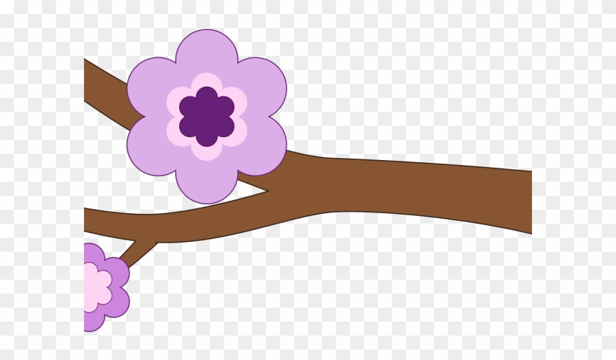 Purple Flower Clipart Big Flower - Clip Art - Png Download