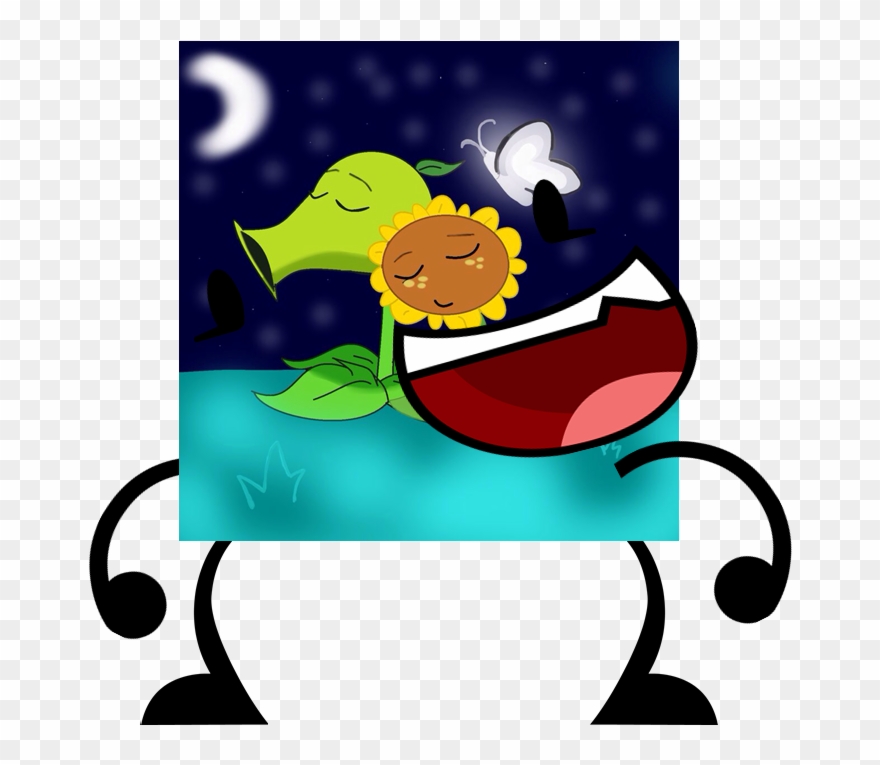 Peashooter X Sunflower Clipart
