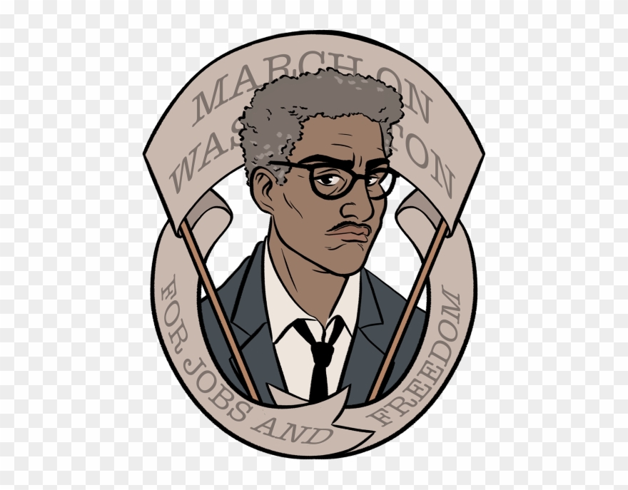 Martin Luther King Junior Cliparts - Bayard Rustin Transparent - Png Download