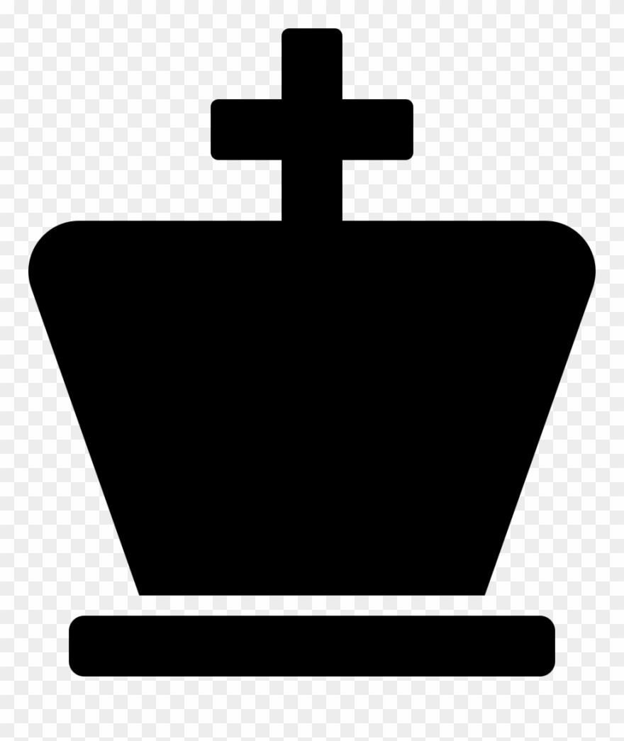Font Awesome 5 Solid Chess-king - Cross Clipart