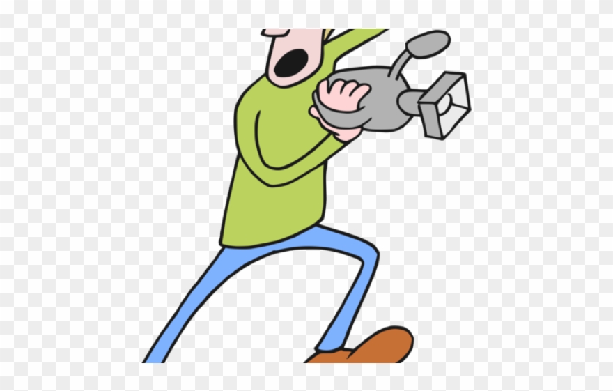 Video Camera Clipart Cinematography - Camera Man Gif Png Transparent Png