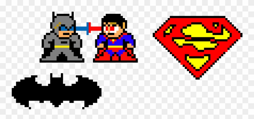 Batman Vs - Superman - Cartoon Clipart