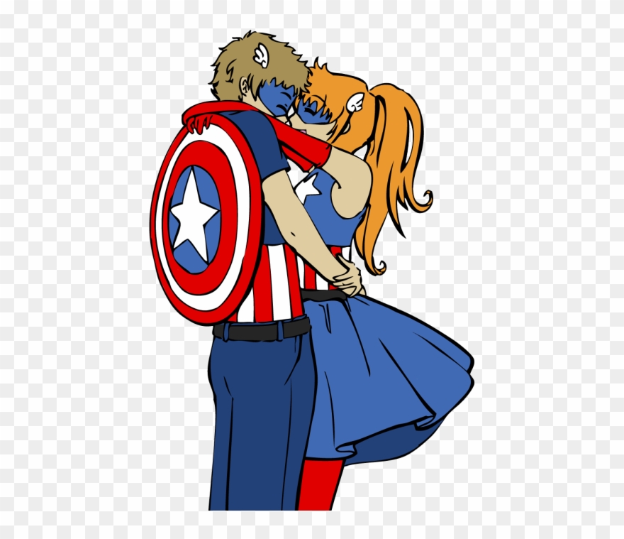 Captain Americas - Cartoon Clipart