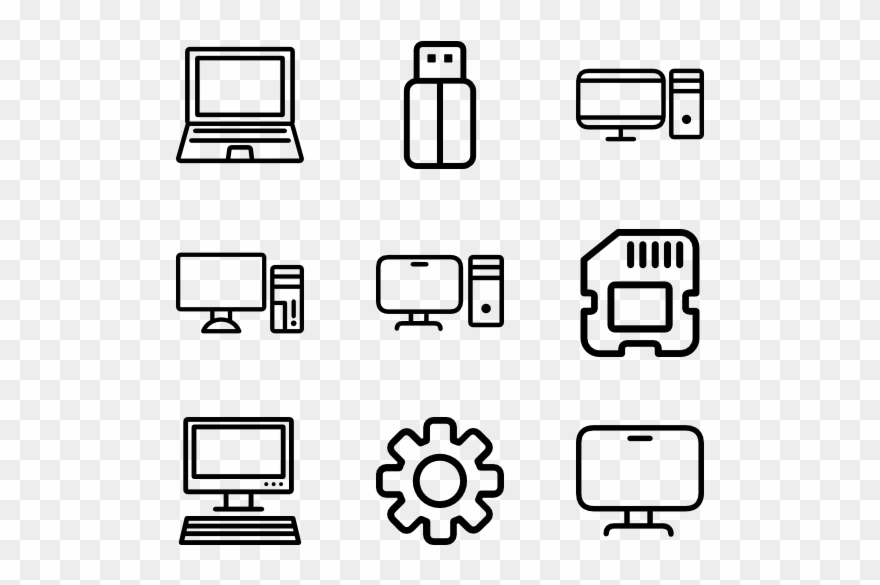 Computer - Resume Icons Png Clipart