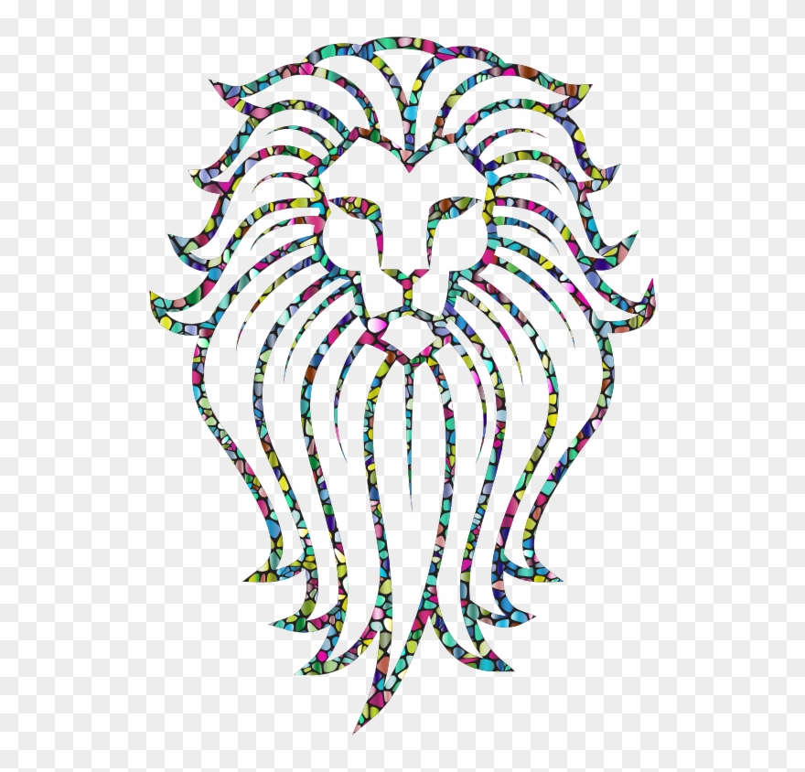 Medium Image - Lion Tattoo Black And White Clipart