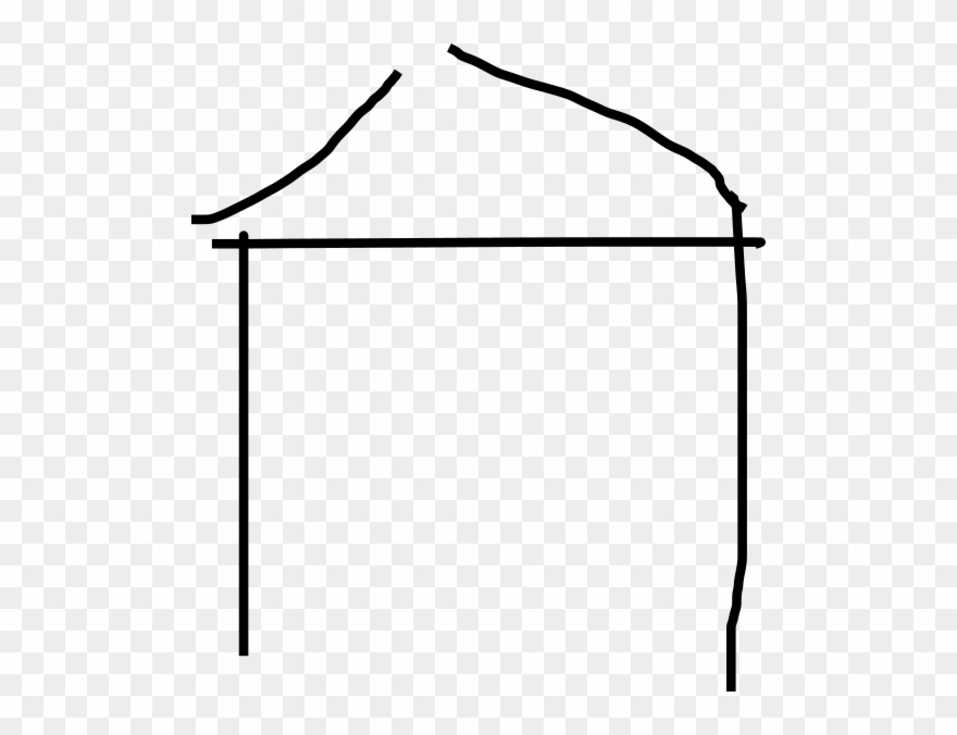 Maison Clip Art - Line Art - Png Download