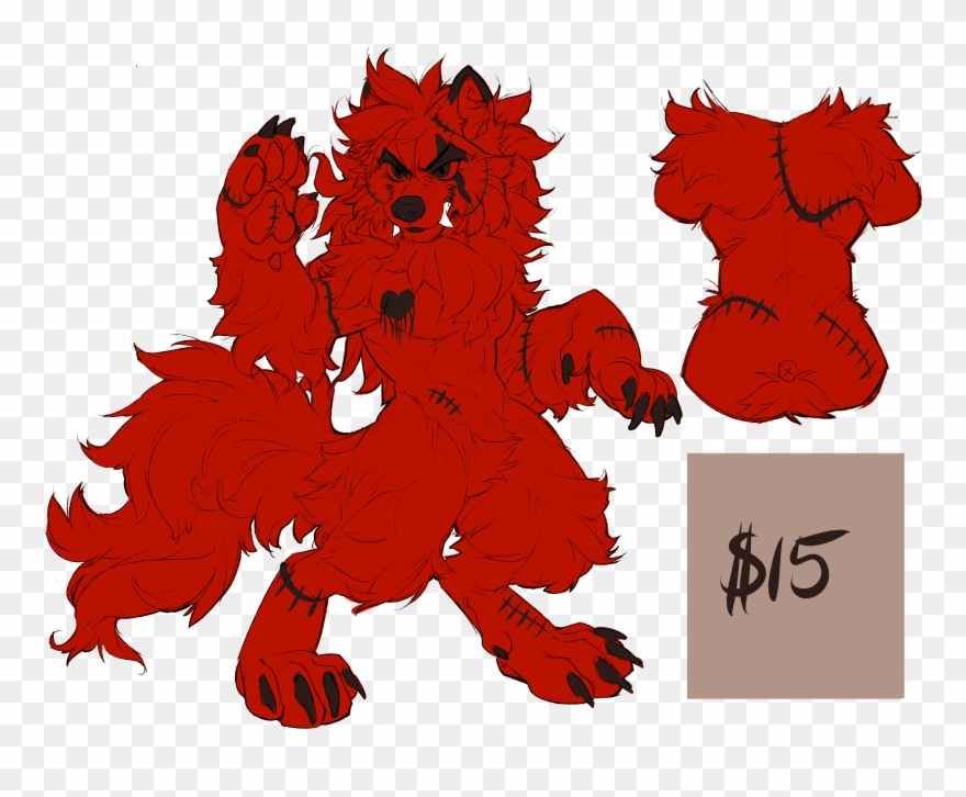 Werewolf Adopt - Vani Werewolf Base Clipart