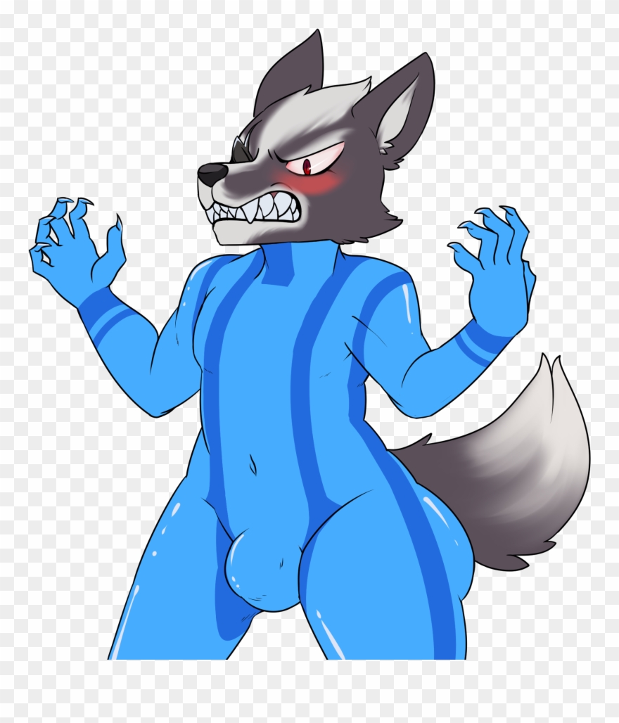 Zero Suit Wolf Ver - Cartoon Clipart