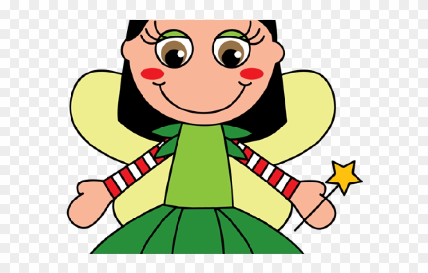 Elf Clipart Painting - Clip Art Christmas Fairy - Png Download