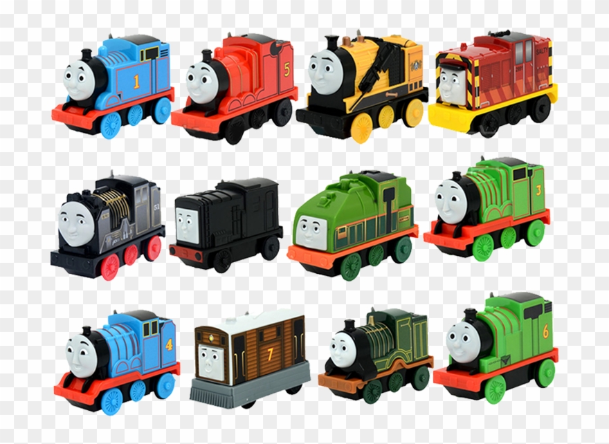 Transportation Clipart Thomas Train - Bjp09 Mattel - Png Download