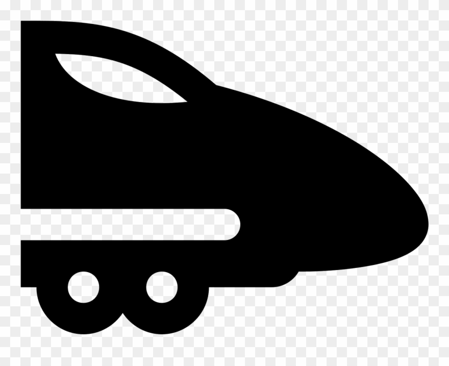Japanese Bullet Train Icon - Sign Clipart