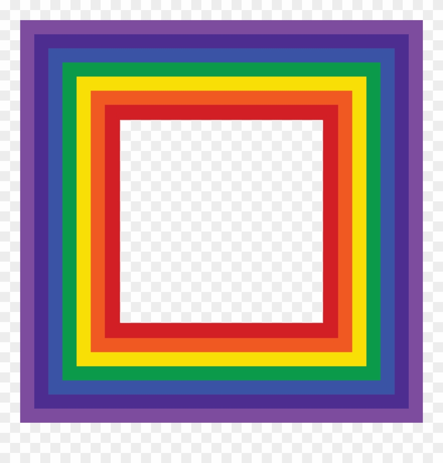 Rainbow Border Clip Art Free - Rainbow Border Clip Art - Png Download