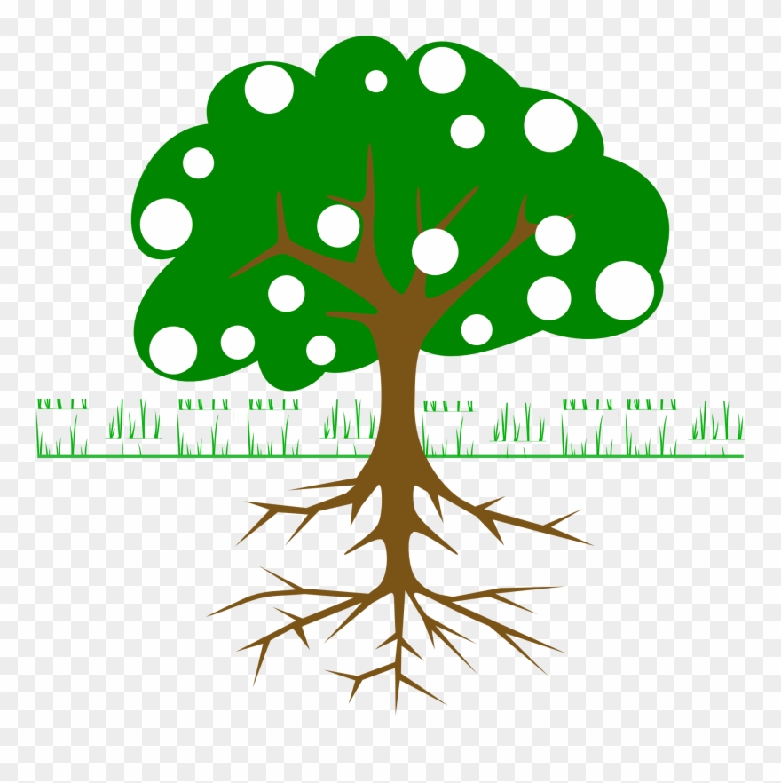 Jpg Free Library Painted Free Image - Tree Clip Art - Png Download