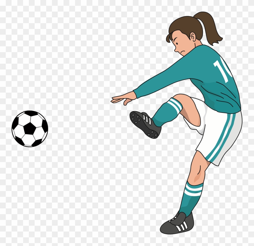 Clipart Soccer Player 7 Soccer Goal Clip Art Soccer - Png Football Player Women Transparent Png