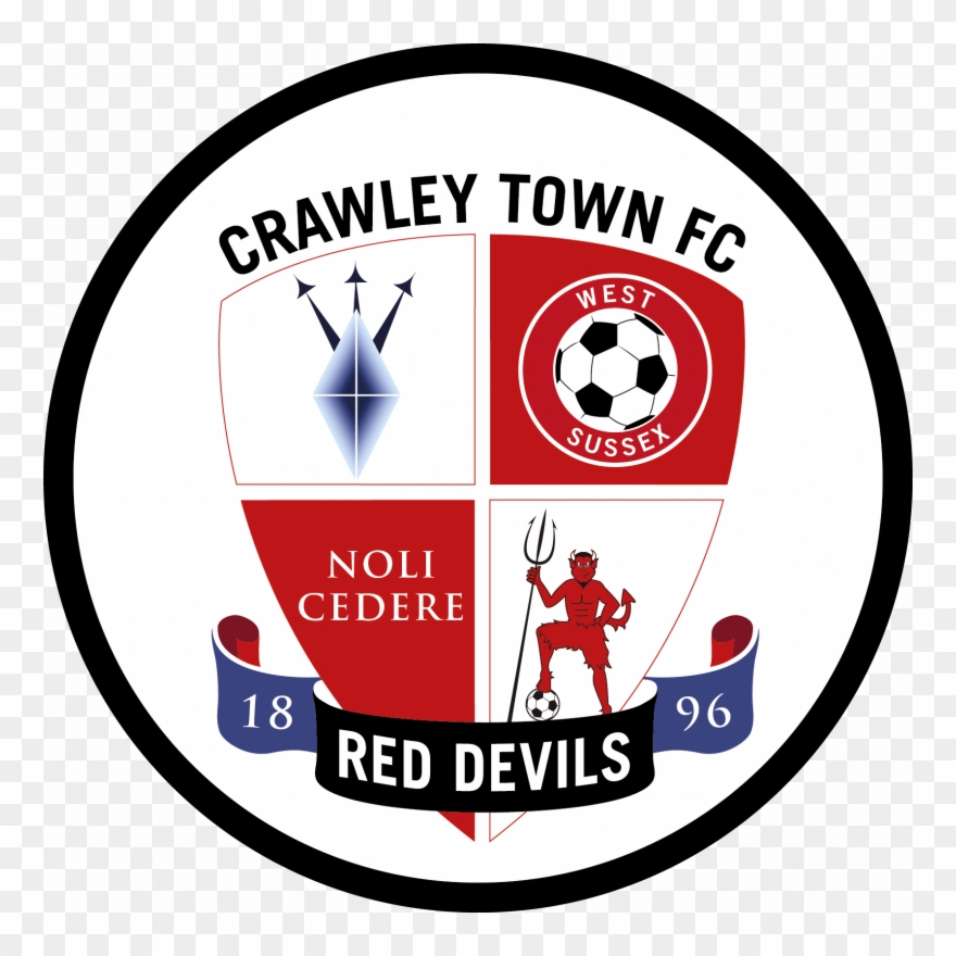 Football - Crawley Town Fc Badge Clipart