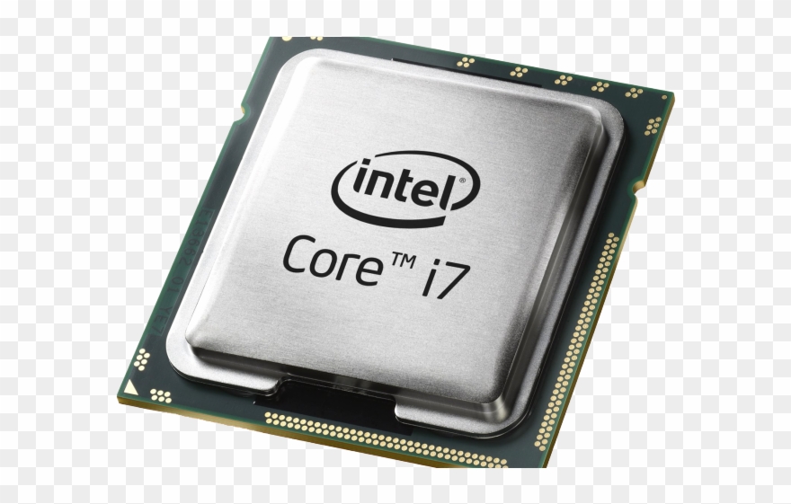 Cpu Clipart Transparent Background - Intel Core I7 - Png Download