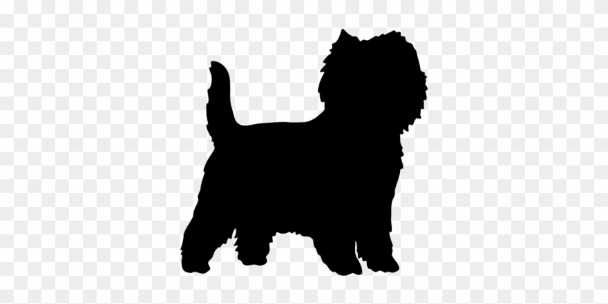 Cairn Terrier Dog Royalty Free Cliparts, Vectors, And - Westie Silhouette Transparent - Png Download