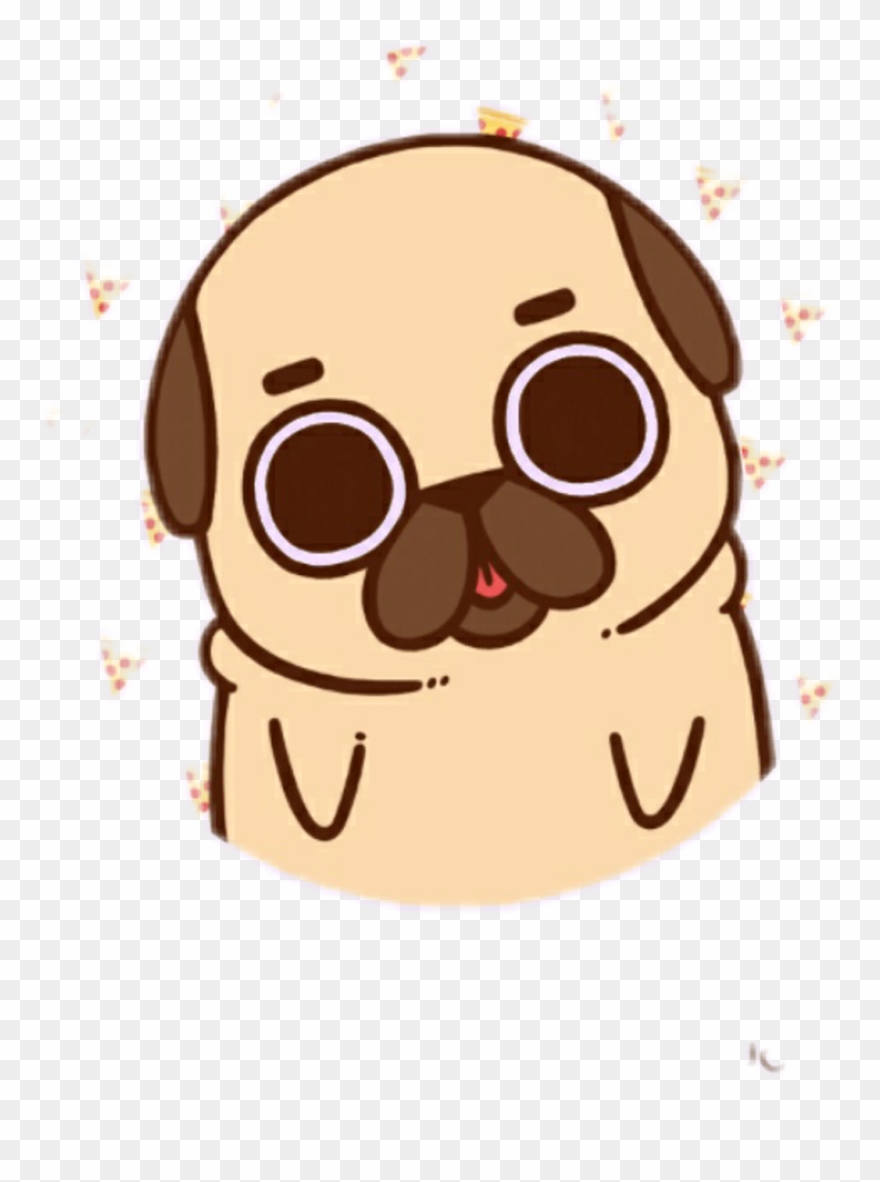 Pug Image - Kawaii Cute Puppy Drawings Clipart