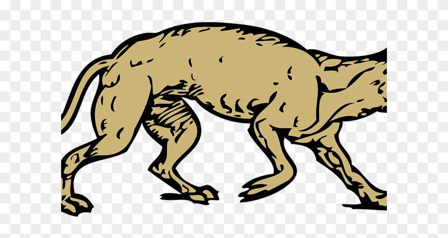 Wild Dog Clipart Wold - Mangy - Png Download