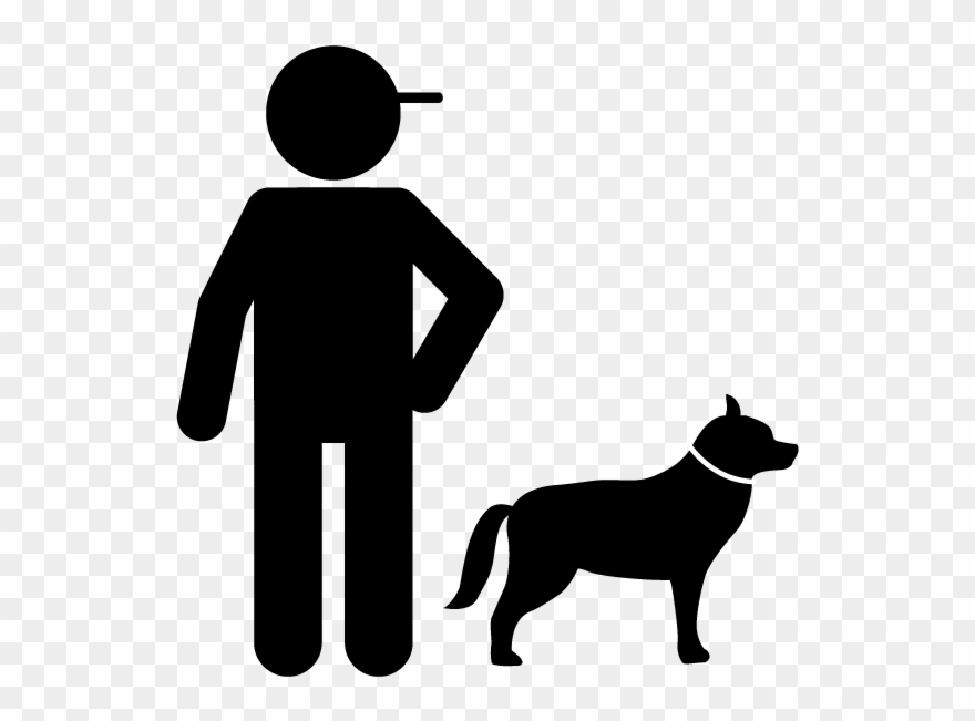 Dog Trainer - Trainer Dog Icon Png Clipart