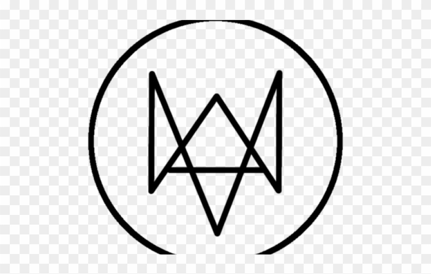 Watch Dogs Clipart Bad Dog - Watch Dogs 2 Logo Wallpaper Iphone - Png Download