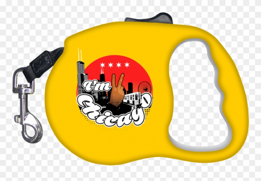I'm 2 Chicago Retractable Dog Leash - Leash Clipart