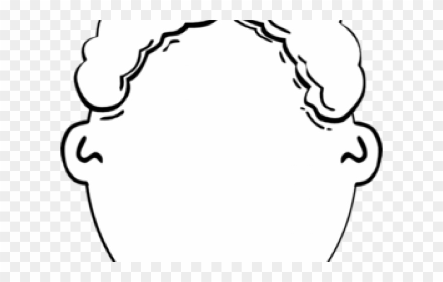 Blank Face Cliparts - Boy Face Clip Art Black And White - Png Download